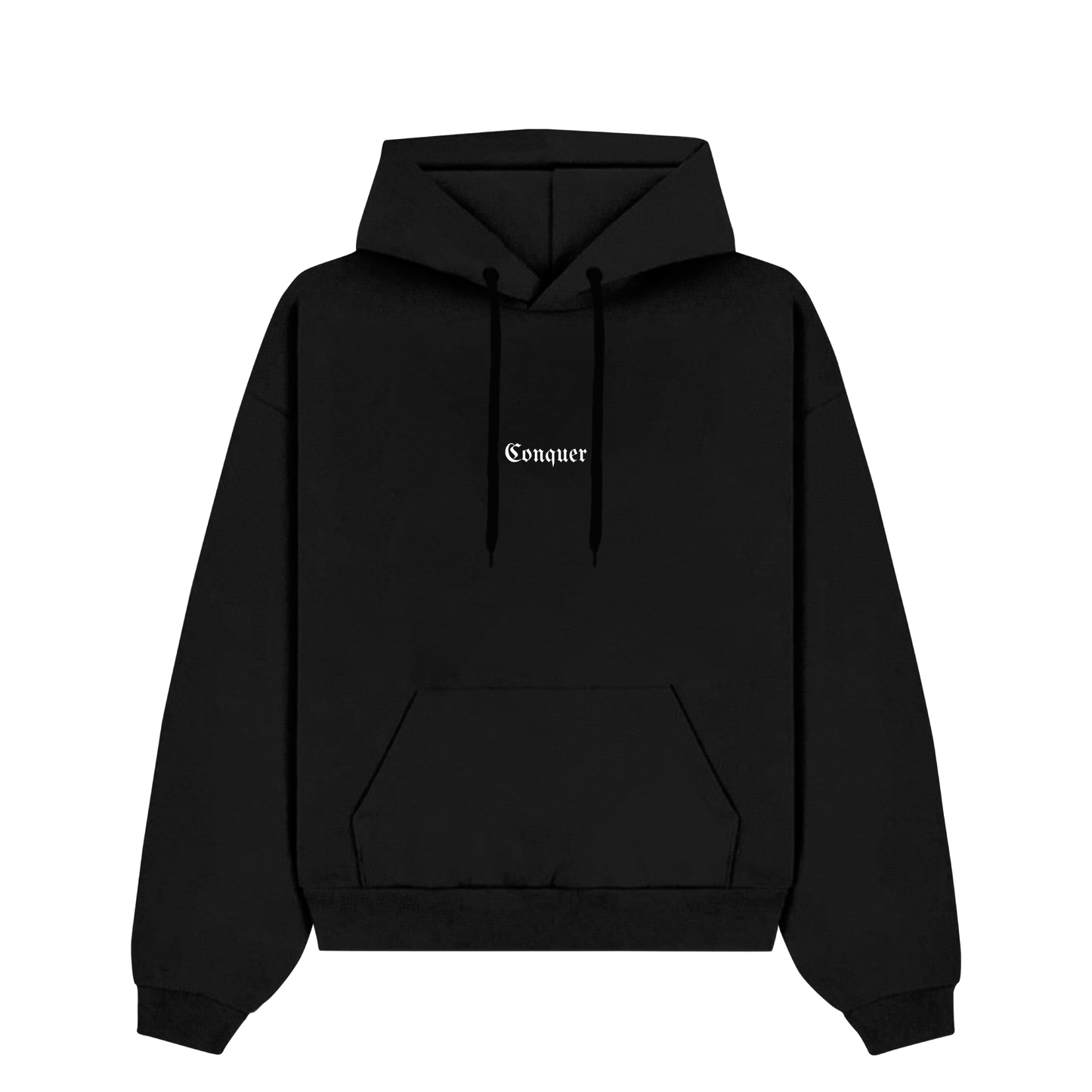 SKY'S THE LIMIT BLACK OVERSIZED HOODIE